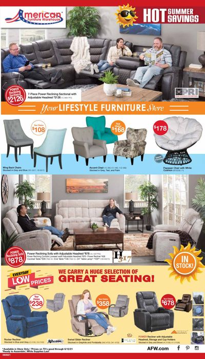 American Furniture Warehouse (AZ, CO, TX) Weekly Ad Flyer June 6 to June 12