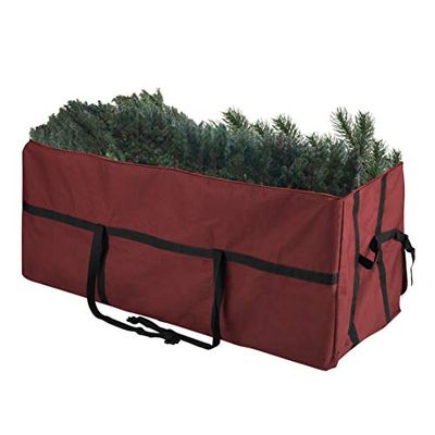 Elf Stor 83-DT5056 Heavy Duty Canvas Christmas Storage Bag Large for 9 Foot Tree, Red $36.1 (Reg $54.51)