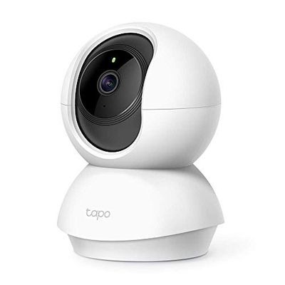TP-Link Tapo Smart Cam Pan Tilt Home WiFi Camera, Wireless Indoor Security Camera 1080p (Full HD), Up to 30 ft Night Vision, Up to 128 GB microSD Card Slot, Works w/Alexa and Google (Tapo C200) $45.03 (Reg $49.99)