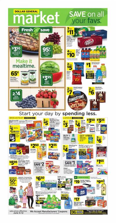Dollar General (OH) Weekly Ad Flyer June 6 to June 12