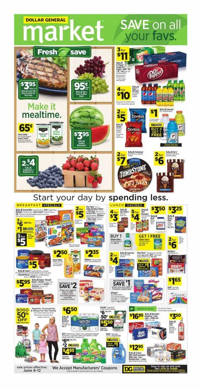 Dollar General (AL) Weekly Ad Flyer June 6 to June 12