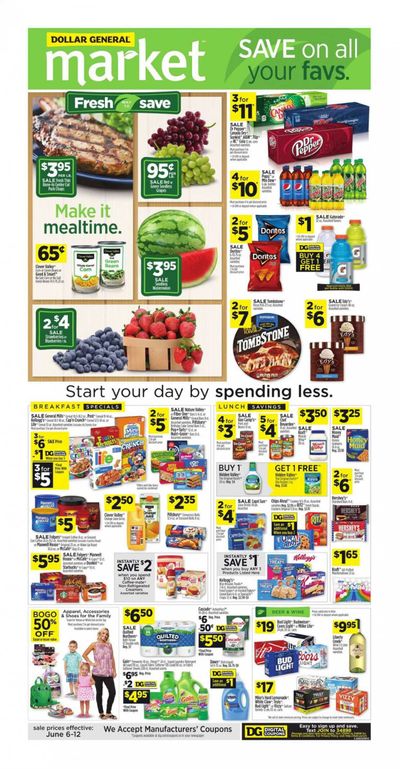 Dollar General (OH) Weekly Ad Flyer June 6 to June 12