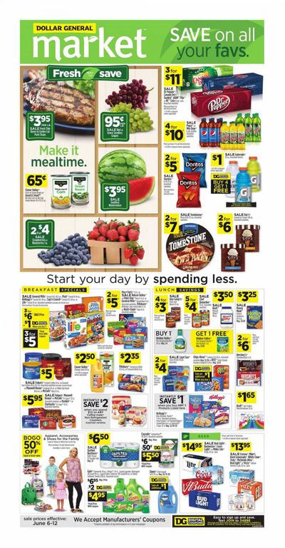 Dollar General (TN) Weekly Ad Flyer June 6 to June 12