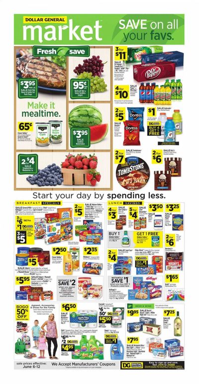 Dollar General (FL) Weekly Ad Flyer June 6 to June 12