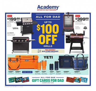 Academy Sports (AL, AR, GA, LA, MO, NC, SC, TN, TX) Weekly Ad Flyer June 7 to June 20