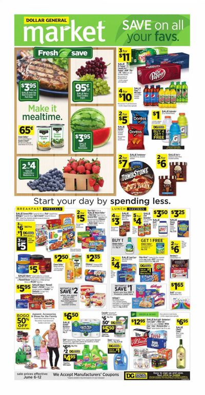Dollar General (SC) Weekly Ad Flyer June 6 to June 12