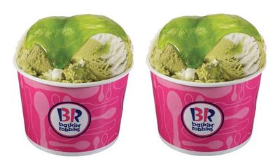 Sour Berry Lime Slime at Baskin Robbins
