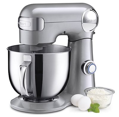 Cuisinart SM-50BC 5.5-Quart Stand Mixer, Brushed Chrome, Silver Lining $229.99 (Reg $245.78)