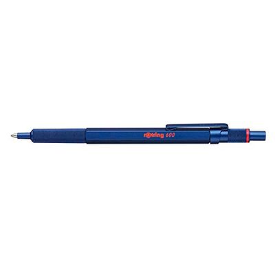 rOtring 600 Ballpoint Pen, Medium Point, Black Ink, Blue Barrel, Refillable $44.45 (Reg $51.86)