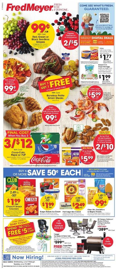 Fred Meyer (DC, DE, NJ, NY, PA, VA) Weekly Ad Flyer June 9 to June 15