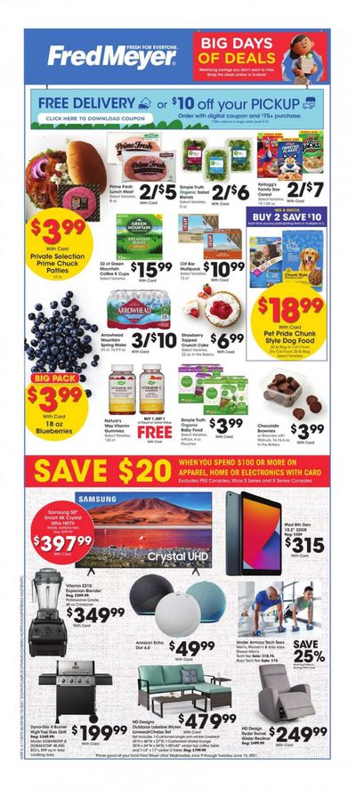Fred Meyer (DC, DE, NJ, NY, PA, VA) Weekly Ad Flyer June 9 to June 15