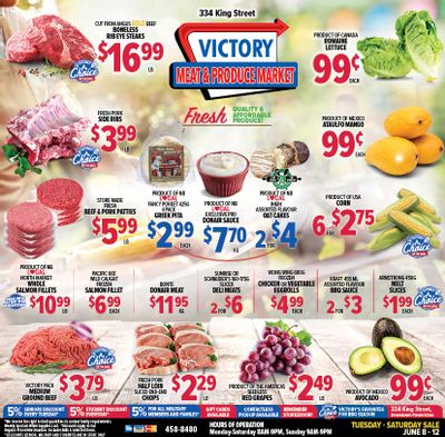 Victory Meat Market Flyer June 8 to 12