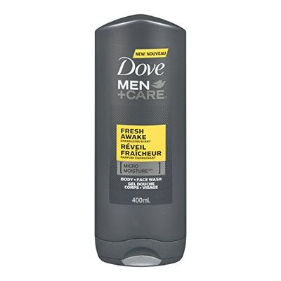 Dove Men+Care Body and Face Wash Fresh Awake with MicroMoisture Technology 400 mL $2.98 (Reg $5.99)
