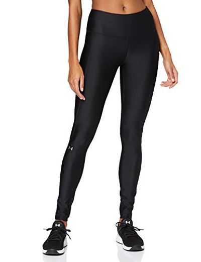 Under Armour Womens HeatGear Armour high Waisted Leggings, Black (001)/Metallic Silver, Small $27.73 (Reg $48.50)