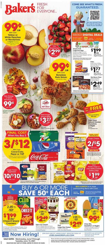 Baker's (NE) Weekly Ad Flyer June 9 to June 15