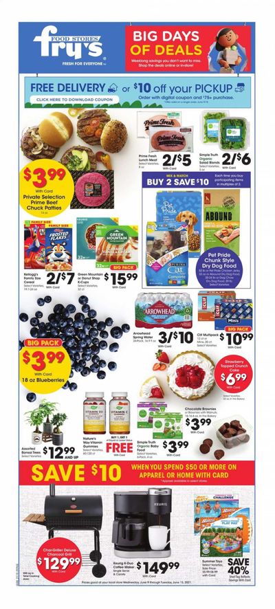 Fry’s (AZ) Weekly Ad Flyer June 9 to June 15