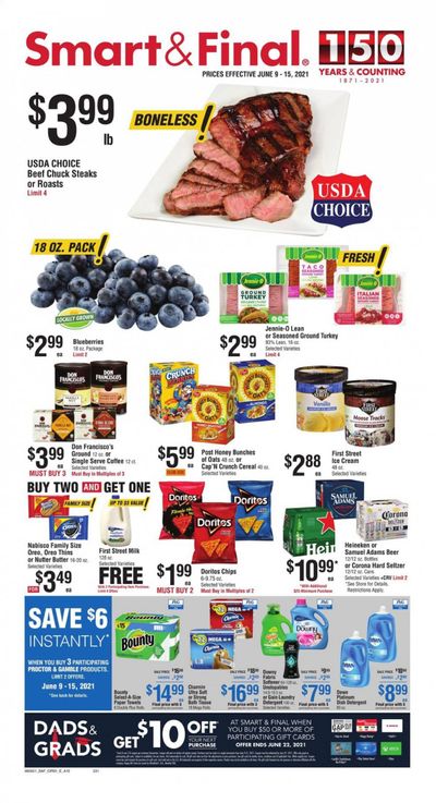 Smart & Final (AZ, CA) Weekly Ad Flyer June 9 to June 15