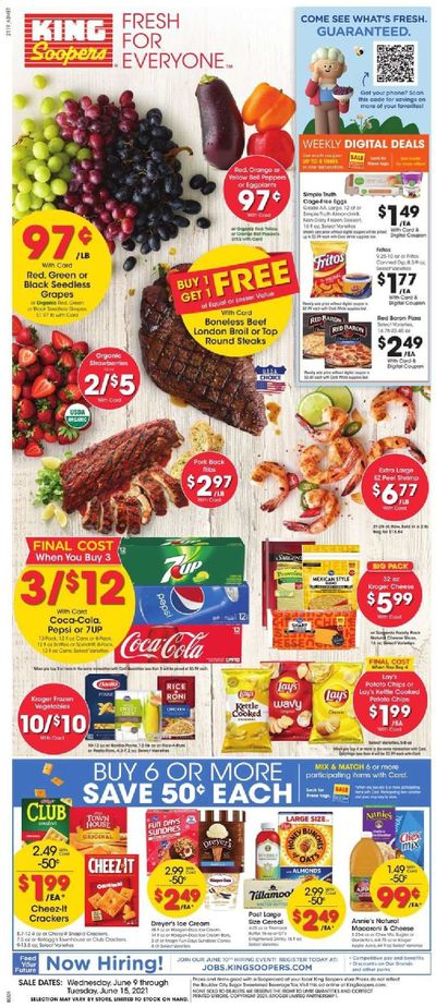 King Soopers (CO) Weekly Ad Flyer June 9 to June 15