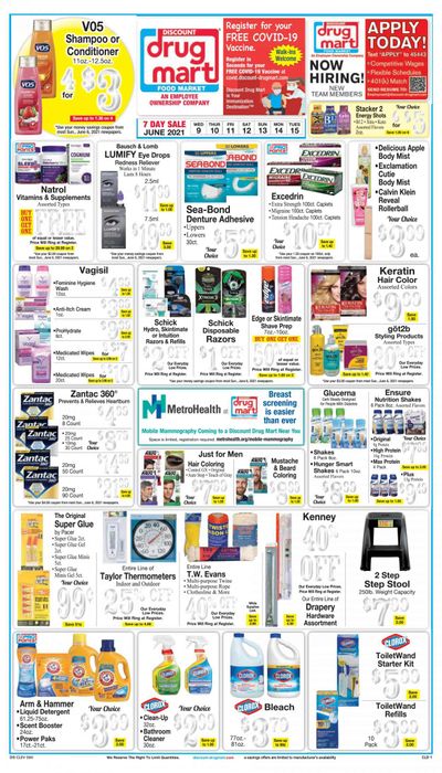 Discount Drug Mart (OH) Weekly Ad Flyer June 9 to June 15