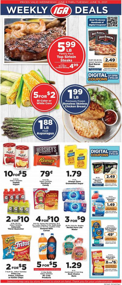 IGA Weekly Ad Flyer June 9 to June 15