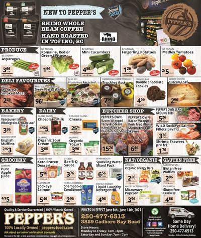 Pepper's Foods Flyer June 8 to 14