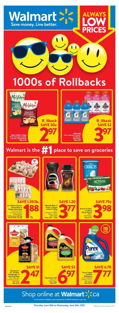 Walmart (Atlantic) Flyer June 10 to 16
