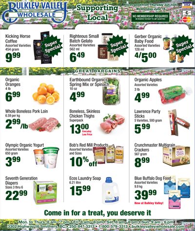 Bulkley Valley Wholesale Flyer June 10 to 16