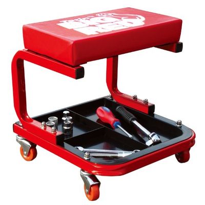 Torin TR6300 Big Red Rolling Creeper Garage/Shop Seat: Padded Mechanic Stool with Tool Tray, Red $55.84 (Reg $61.71)
