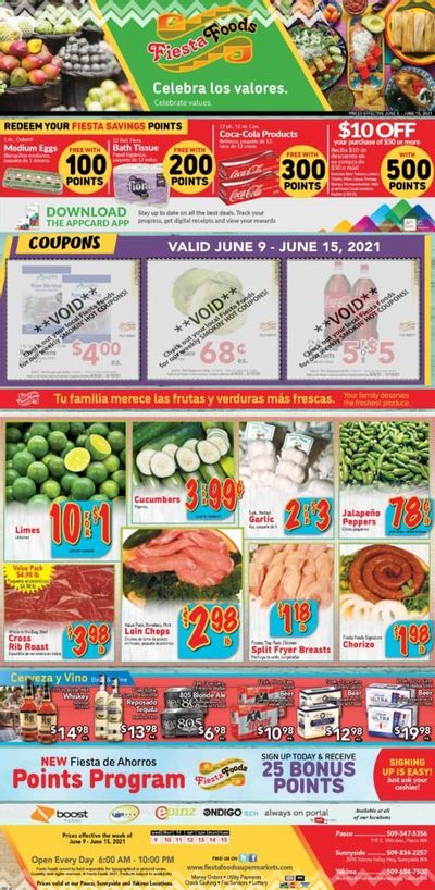 Fiesta Foods SuperMarkets (WA) Weekly Ad Flyer June 9 to June 15