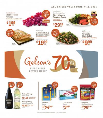 Gelson's (CA) Weekly Ad Flyer June 9 to June 15