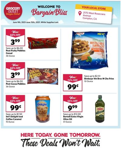 Grocery Outlet (CA, ID, OR, PA, WA) Weekly Ad Flyer June 9 to June 15