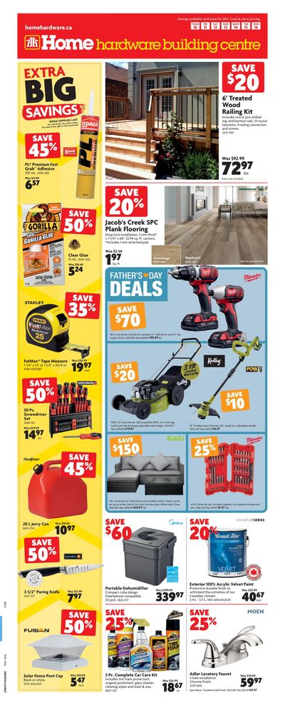 Home Hardware Building Centre (ON) Flyer June 10 to 16 Home Hardware Building Centre (ON) Flyer June 10 to 16