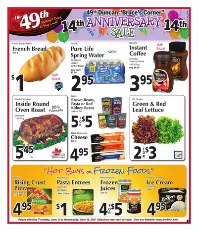 The 49th Parallel Grocery Flyer June 10 to 16