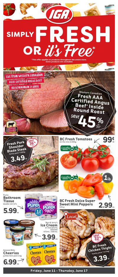 IGA Stores of BC Flyer June 11 to 17
