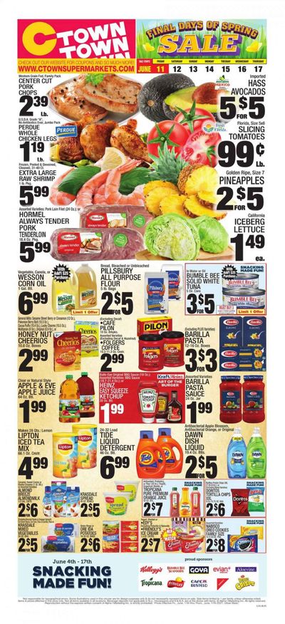 C-Town (CT, FL, MA, NJ, NY, PA) Weekly Ad Flyer June 11 to June 17