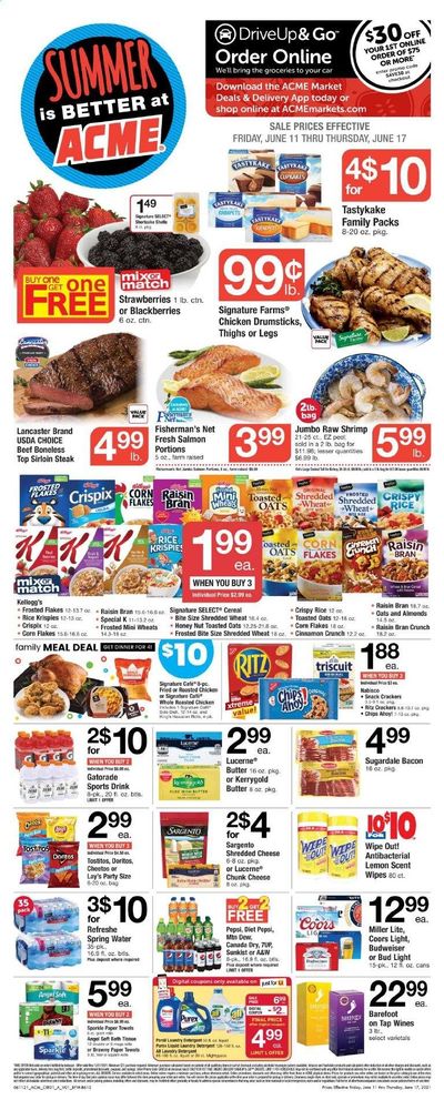 ACME (DE, NJ, NY, PA) Weekly Ad Flyer June 11 to June 17