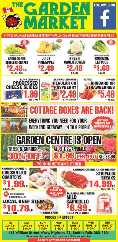 The Garden Market Flyer June 11 to 17