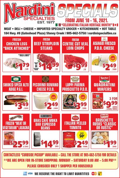 Nardini Specialties Flyer June 10 to 16