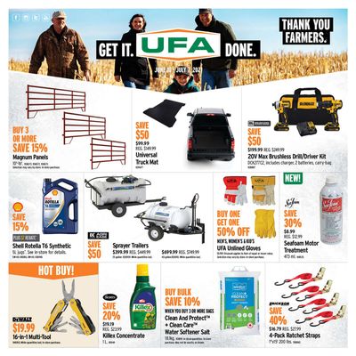 UFA United Farmers of Alberta Flyer June 10 to July 7
