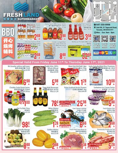 FreshLand Supermarket Flyer June 11 to 17