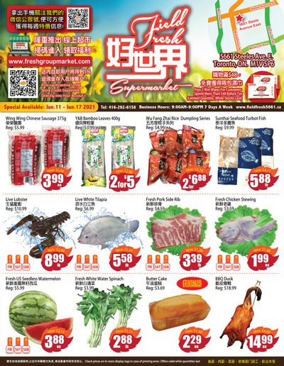 Field Fresh Supermarket Flyer June 11 to 17