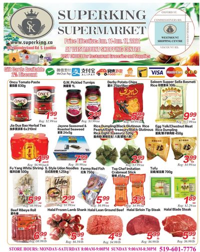 Superking Supermarket (London) Flyer June 11 to 17