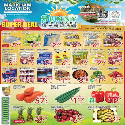 Sunny Foodmart (Markham) Flyer June 11 to 17