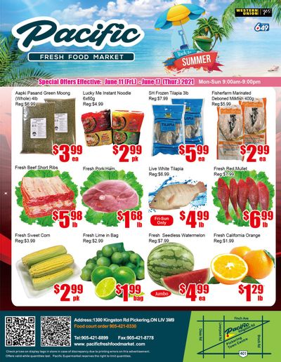 Pacific Fresh Food Market (Pickering) Flyer June 11 to 17