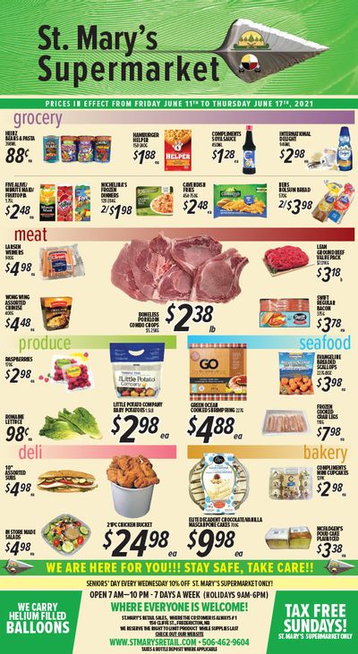 St. Mary's Supermarket Flyer June 11 to 17