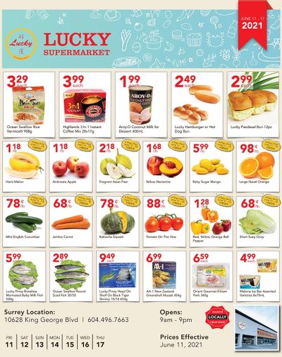 Lucky Supermarket (Surrey) Flyer June 11 to 17