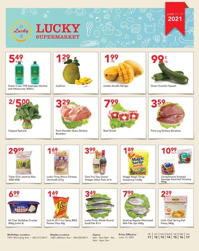 Lucky Supermarket (Winnipeg) Flyer June 11 to 17