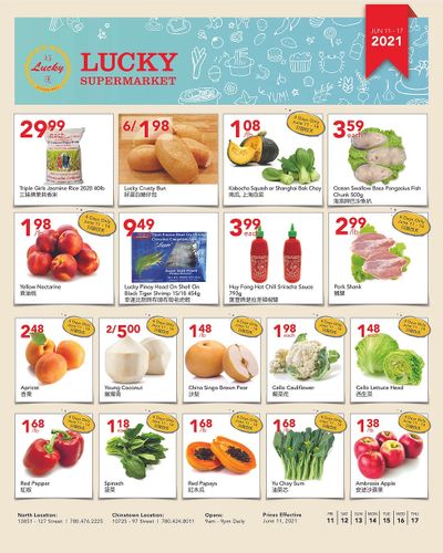 Lucky Supermarket (Edmonton) Flyer June 11 to 17