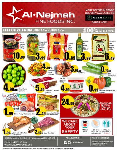 Alnejmah Fine Foods Inc. Flyer June 11 to 17