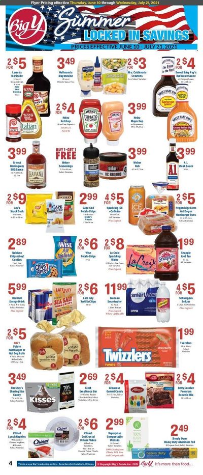 Big Y (CT, MA) Weekly Ad Flyer June 10 to July 21